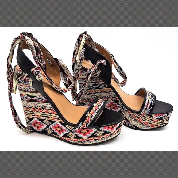 Bamboo Charade Wedges - Picture 3 of 4